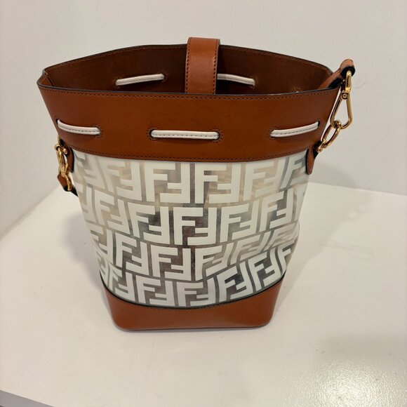 Fendi Mon Tresor PVC & Leather Bucket Bag - Picture 5 of 7